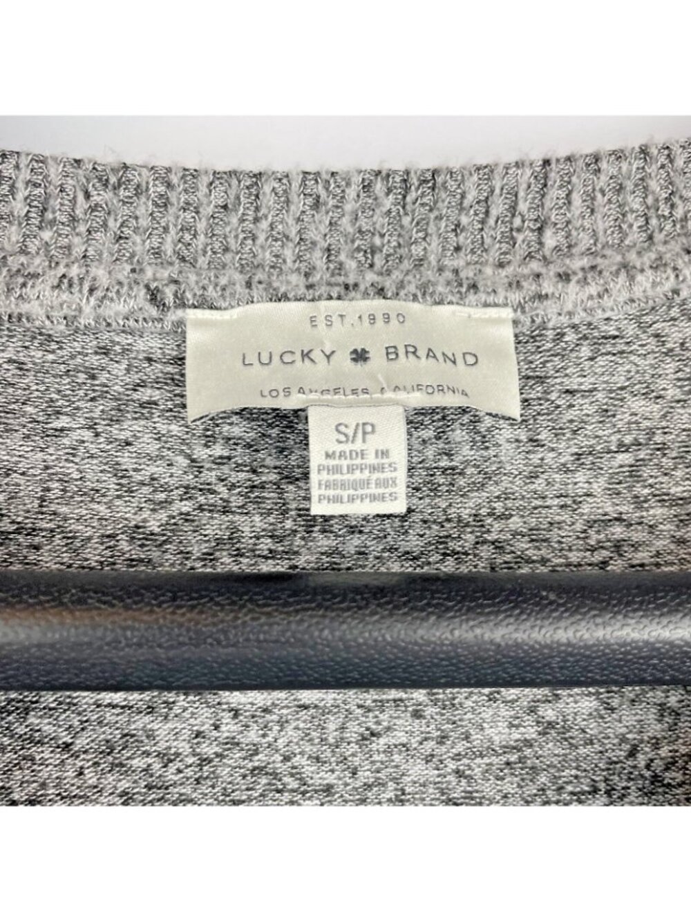 Lucky Brand Oversized Sweater – Women’s Small Gray Viscose Blend - Picture 2 of 4